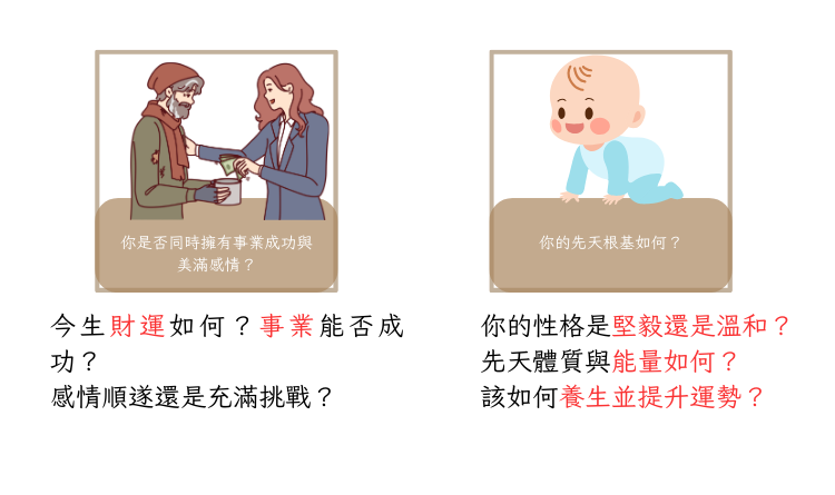 測算後您將知道以下信息